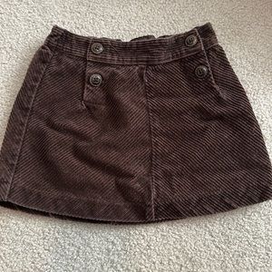 Brown corduroy skirt Janie and Jack